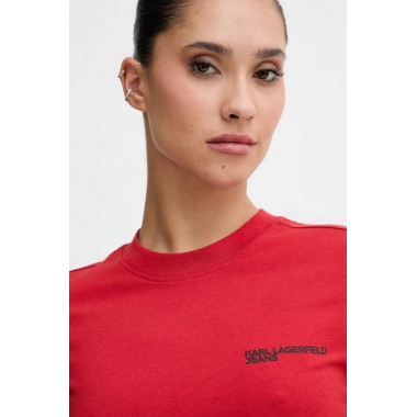 KLJ SLIM SS TEE POMPEIAN RED