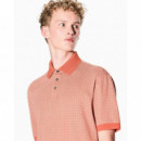 POLO SHIRT ORANGE RUST AX ALLOV  AF10366