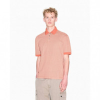 POLO SHIRT ORANGE RUST AX ALLOV  AF10366
