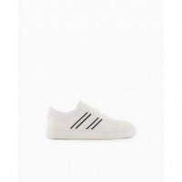 Sneaker Off White+black  AF21421  ARMANI EXCHANGE