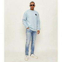 Sweat Crewneck Ice Blue  KARL LAGERFELD