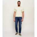 KNIT CREWNECK 1/2 CHAMPAGNE