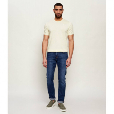 KNIT CREWNECK 1/2 CHAMPAGNE