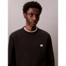 LS EU 350TERRY BADGE CN SWTSHRT BLACK