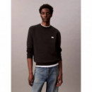 LS EU 350TERRY BADGE CN SWTSHRT BLACK