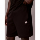 EU 350TERRY BADGE SHORT BLACK
