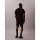 EU 350TERRY BADGE SHORT BLACK