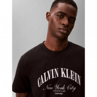 20S March Graphic Seasonal Fashi Black  CALVIN KLEIN