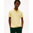 LIQUID COTTON REG SEASONAL POLO CITRONEL