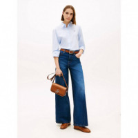 TH SCRIPT FLAP CROSSOVER COGNAC