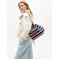 TH ELEV SUMMER BUCKET STRIPE STRIPE BLUE