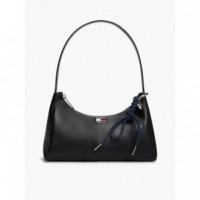 TJW CITY CHARM SHOULDER BAG BLACK