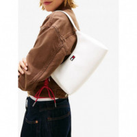 TJW CITY CHARM SHOULDER BAG ECRU