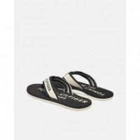Sporty Hilfiger Beach Sandal Black  TOMMY HILFIGER