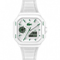 LC3SQ-M-SWHITR90-SQU-WHI-S-SCWHI  LACOSTE