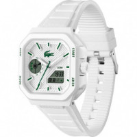 LC3SQ-M-SWHITR90-SQU-WHI-S-SCWHI  LACOSTE