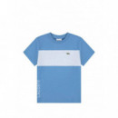 LCB COLORBLOCK TEE TURQUIN