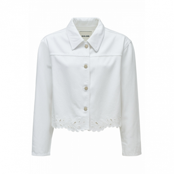 Salsa Jeans Chaquetas Mujer Chaqueta SALSA Light Denim Blanco