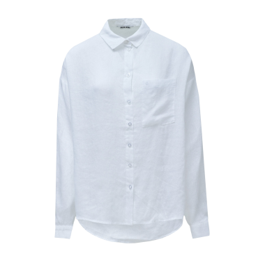 Salsa Jeans Blusas y Camisas Blusa SALSA Oversize de Lino Blanca