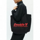 Bolsos Bolso Tote DOUBLE A BY WOOD WOOD Conner Black