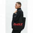 Bolsos Bolso Tote DOUBLE A BY WOOD WOOD Conner Black