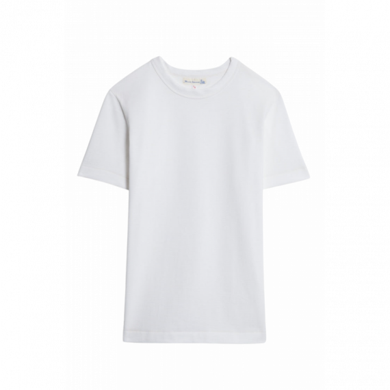 Camisetas Hombre Camiseta MERZ B SCHWANEN de Peso Medio y Corte Holgado 214 Blanco
