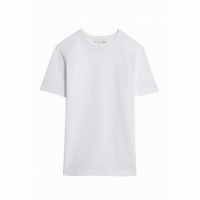 Camisetas Hombre Camiseta MERZ B SCHWANEN de Peso Medio y Corte Holgado 214 Blanco