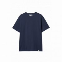Camisetas Hombre Camiseta MERZ B SCHWANEN de Algodón Pima Suave Corte Relajado Indigo