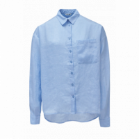 SALSA JEANS Blusas y Camisas Blusa Salsa Oversize de Lino Azul