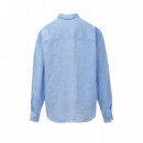 Salsa Jeans Blusas y Camisas Blusa SALSA Oversize de Lino Azul