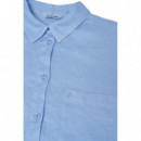 Salsa Jeans Blusas y Camisas Blusa SALSA Oversize de Lino Azul