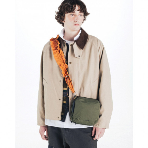 Bolsos Bolso TOPOLOGIE Casette Sacoche Medium - Moss Tech Sateen