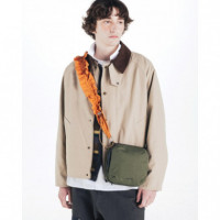 Bolsos Bolso TOPOLOGIE Casette Sacoche Medium - Moss Tech Sateen