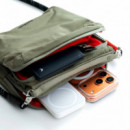 Bolsos Bolso TOPOLOGIE Casette Sacoche Medium - Moss Tech Sateen