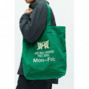 Bolsos Bolso Tote Double a By WOOD WOOD Zion Mon-fri Verdant Green