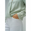 Blusas y Camisas Blusa SALSA JEANS Satinada Verde