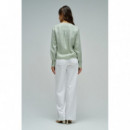 Blusas y Camisas Blusa SALSA JEANS Satinada Verde