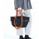 Accesorio Bolso TOPOLOGIE Summit Tote Wide Medium - Black Tech Sateen