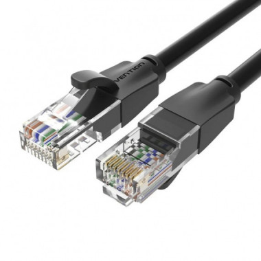 CABLE DE RED CAT.6 UTP 0.5M VENTION BLACK