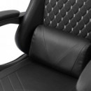 Silla Gaming MARS GAMING Mgc-x Ergonomico Reposapies Cuero Pu Black