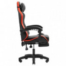 Silla Gaming MARS GAMING Mgc-x Ergonomico Reposapies Cuero Pu Red/black