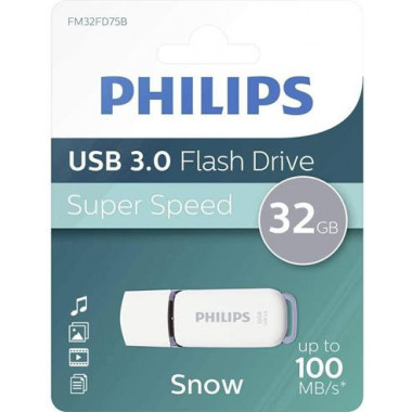 PHILIPS Pendrive 32Gb 3.0 Snow 100Mb/s FM32FD75B