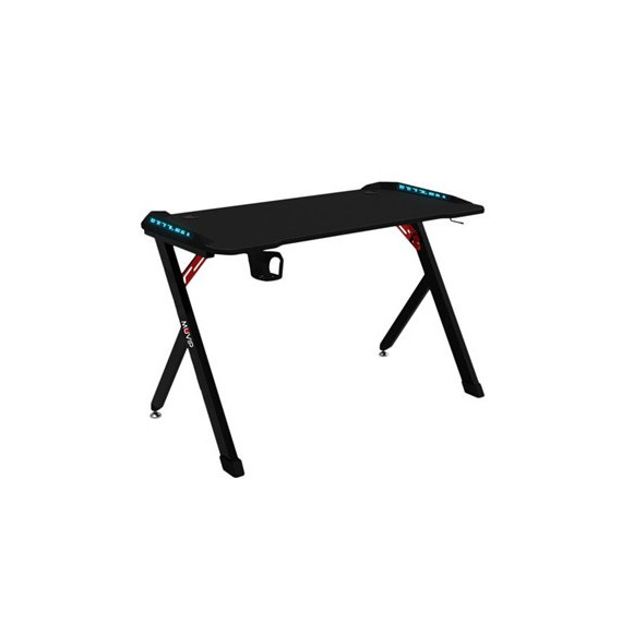 MUVIP MV0342 MESA GAMING PRO1200 FIBRA CARBONO LUZ RGB