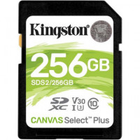 KINGSTON Tarjeta Memoria SD 256Gb 100Mb/s Canvas Select Plus