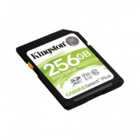 KINGSTON Tarjeta Memoria SD 256Gb 100Mb/s Canvas Select Plus