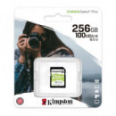 KINGSTON Tarjeta Memoria SD 256Gb 100Mb/s Canvas Select Plus