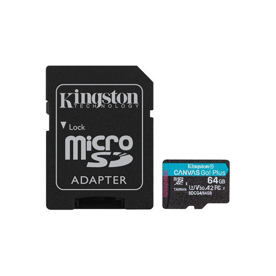 KINGSTON Tarjeta Memoria SD 64Gb 200Mb/S CANVAS GO Plus
