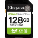 KINGSTON Tarjeta De Memoria SD 128Gb 150Mb/S CANVAS SELECT PLUS