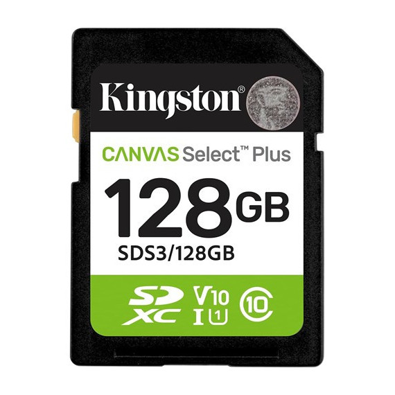 KINGSTON Tarjeta De Memoria SD 128Gb 150Mb/S CANVAS SELECT PLUS