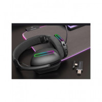 MARS GAMING Mhwpro Auriculares BLUETOOTH 5.3 Gaming Argb 7.1